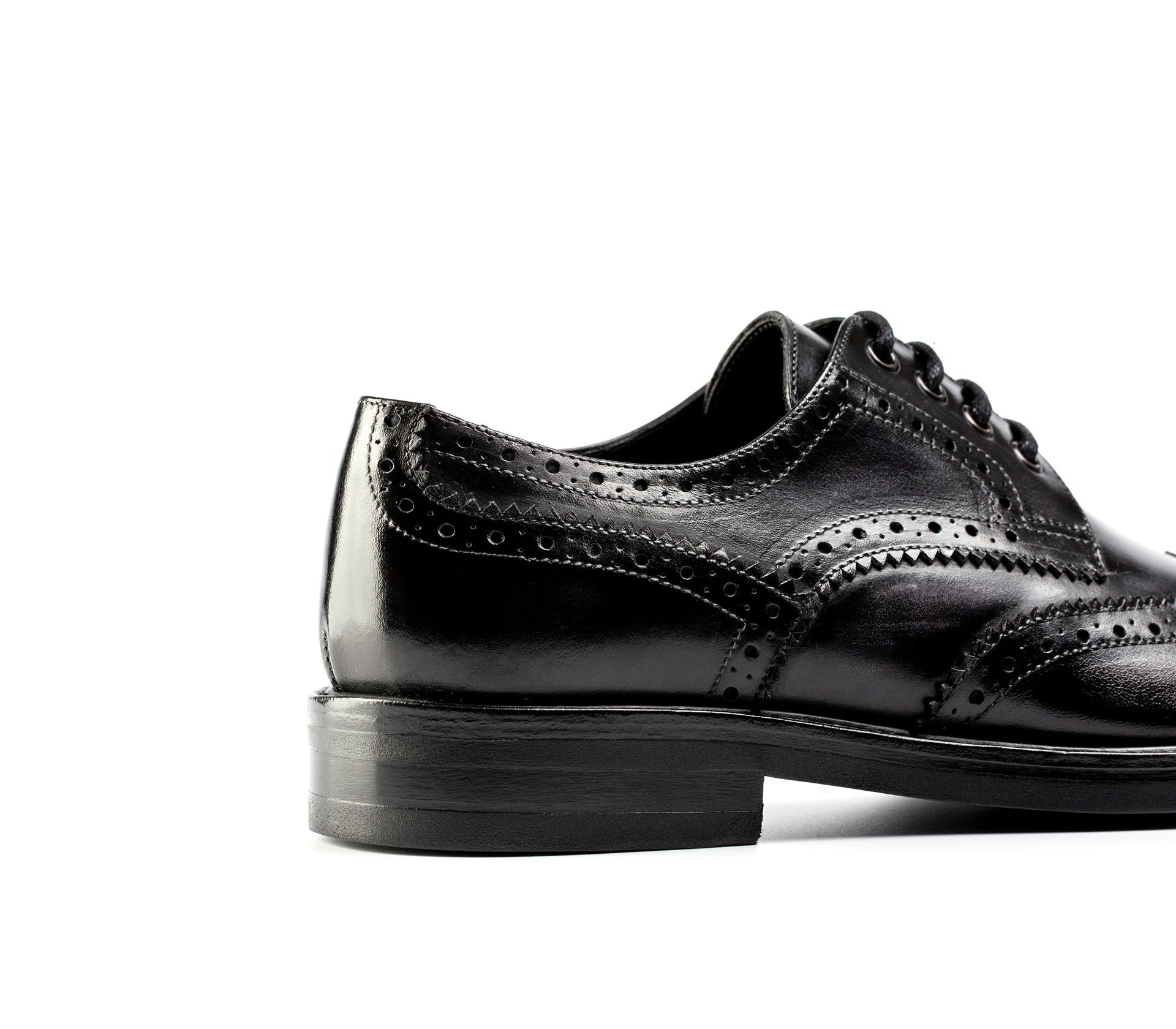 Derby Brogue Joseph - Nero Delavé