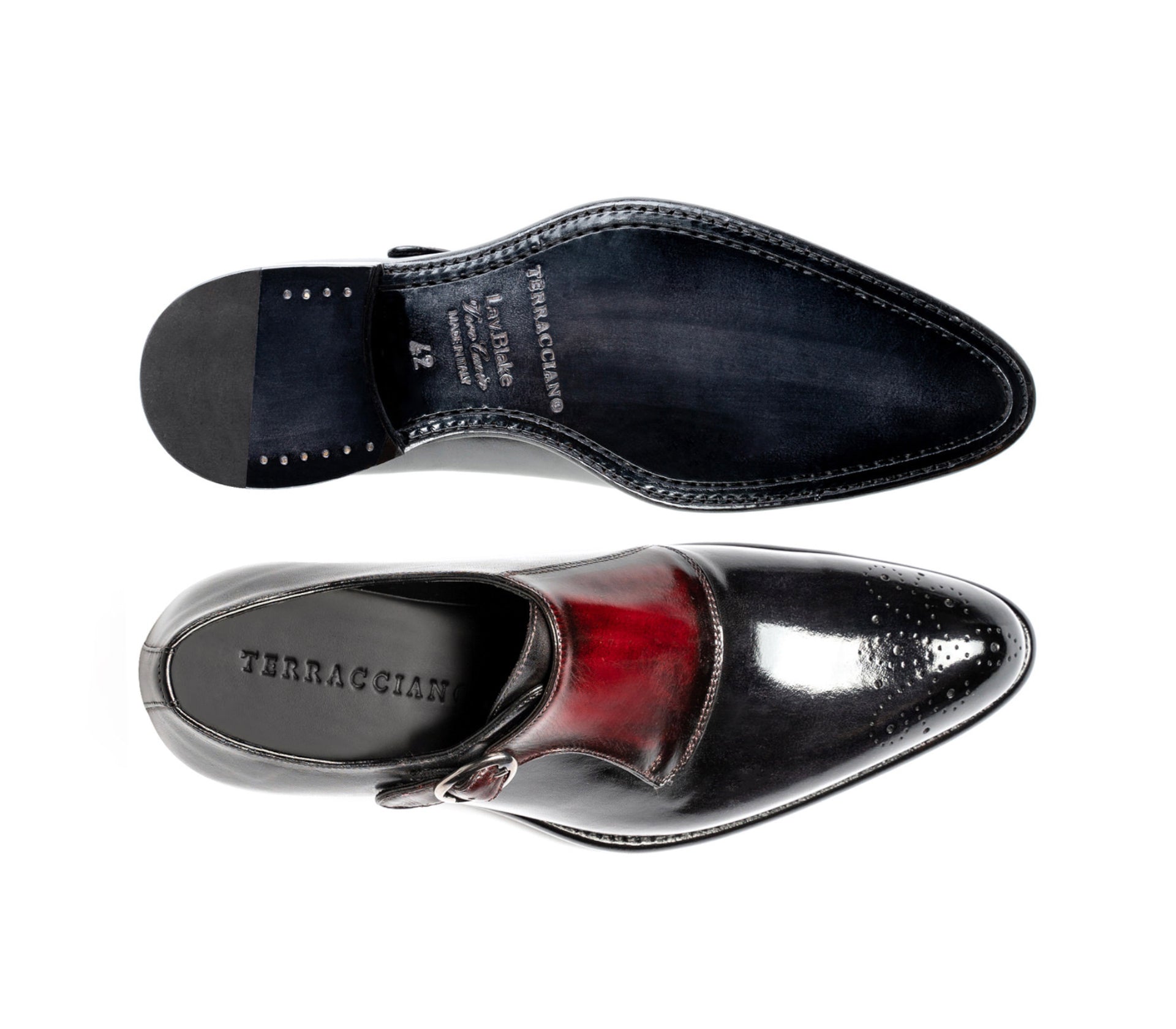 Mono Fibbia Elite - Nero Delavé/Rosso