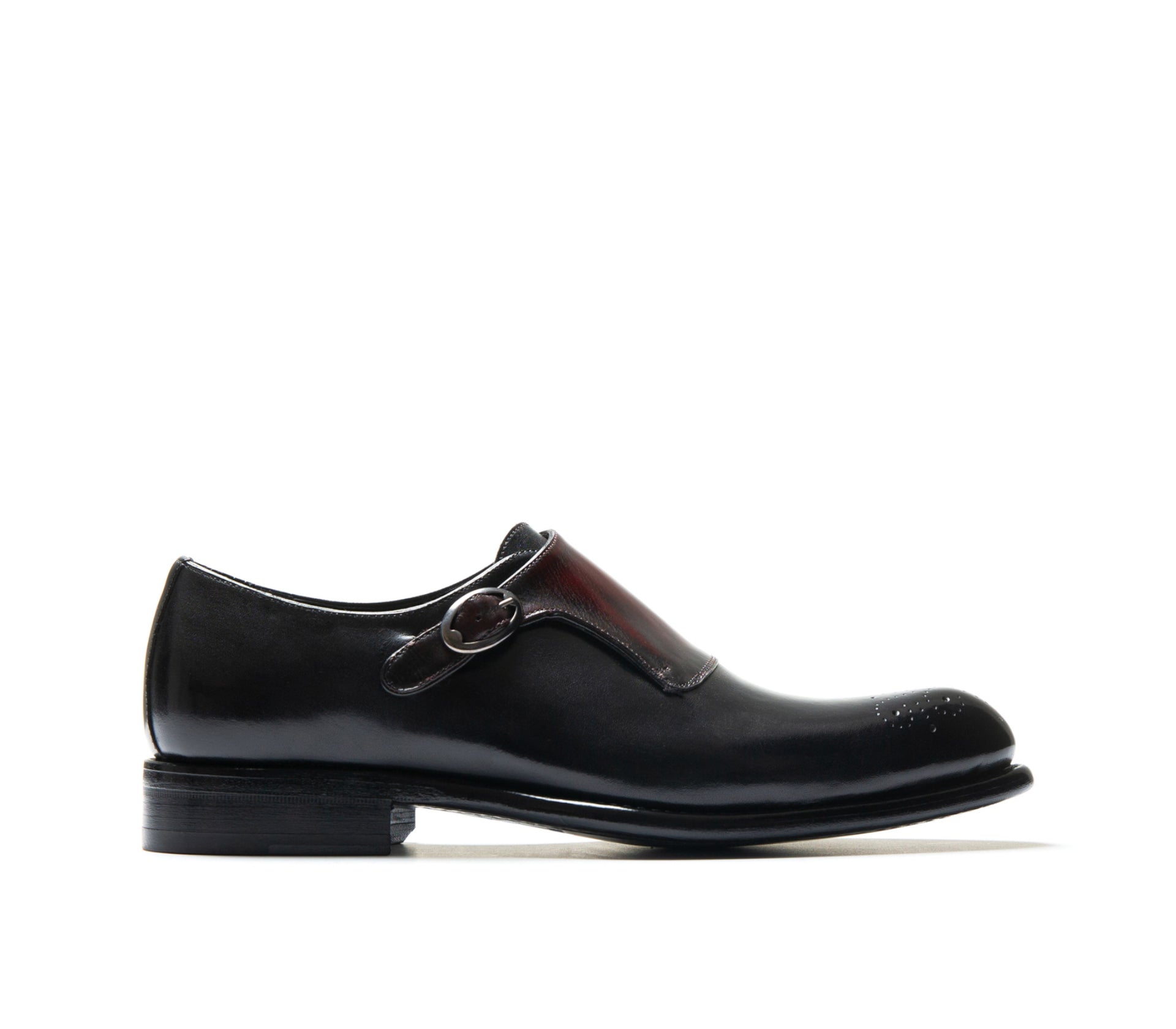 Mono Fibbia Elite - Nero Delavé/Rosso