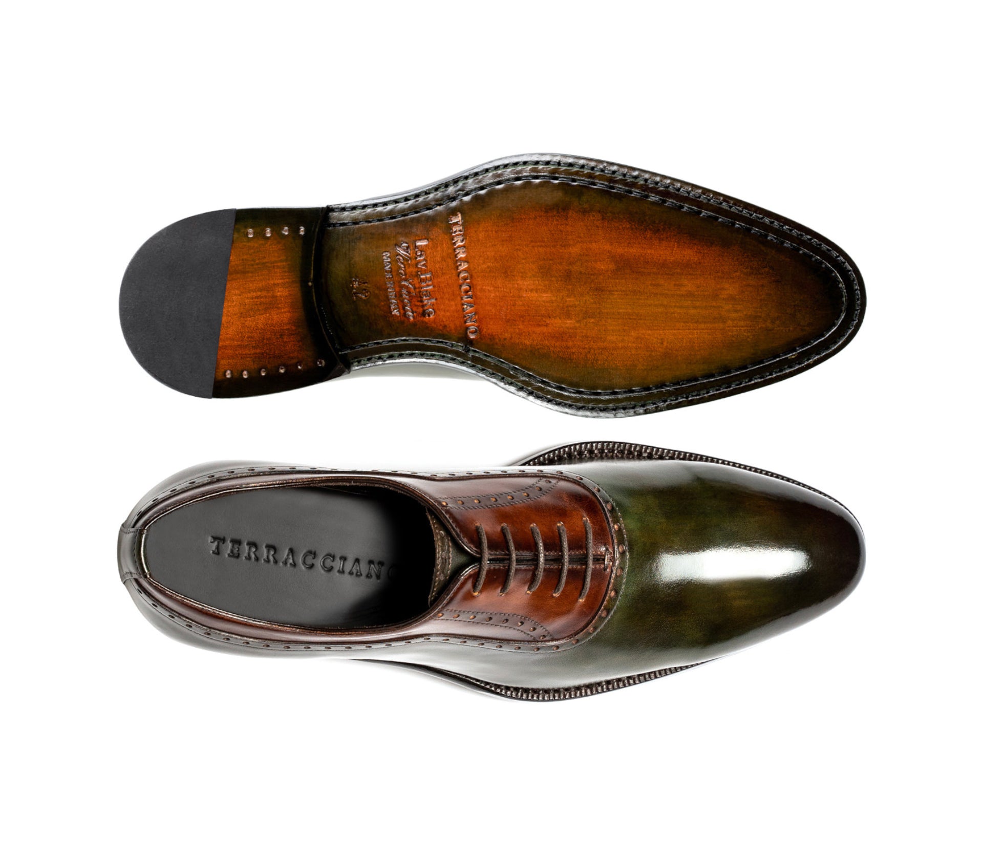 Oxford Arvey - Verde/Cognac