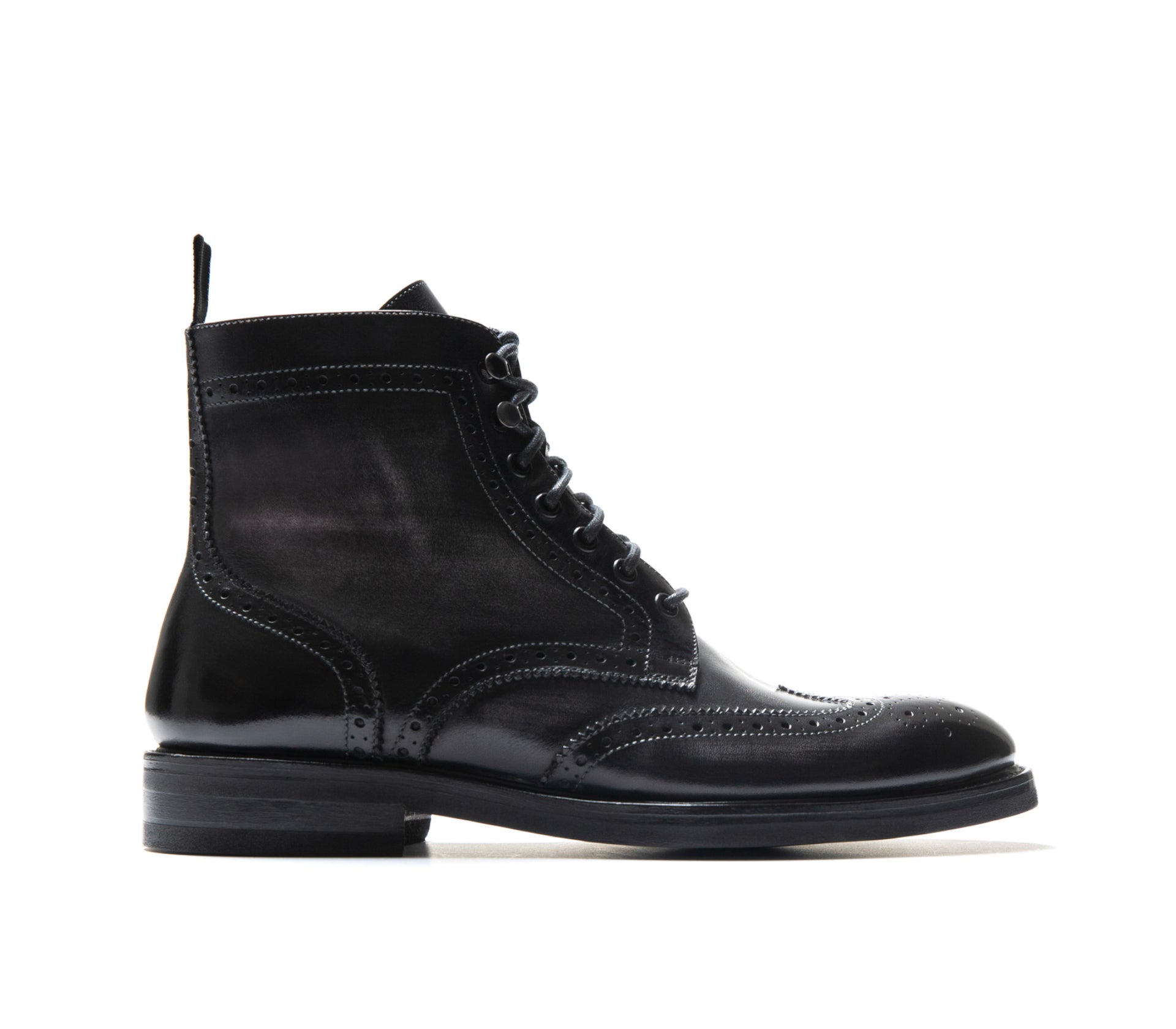 Stivale Brogue Robert - Nero Delavé