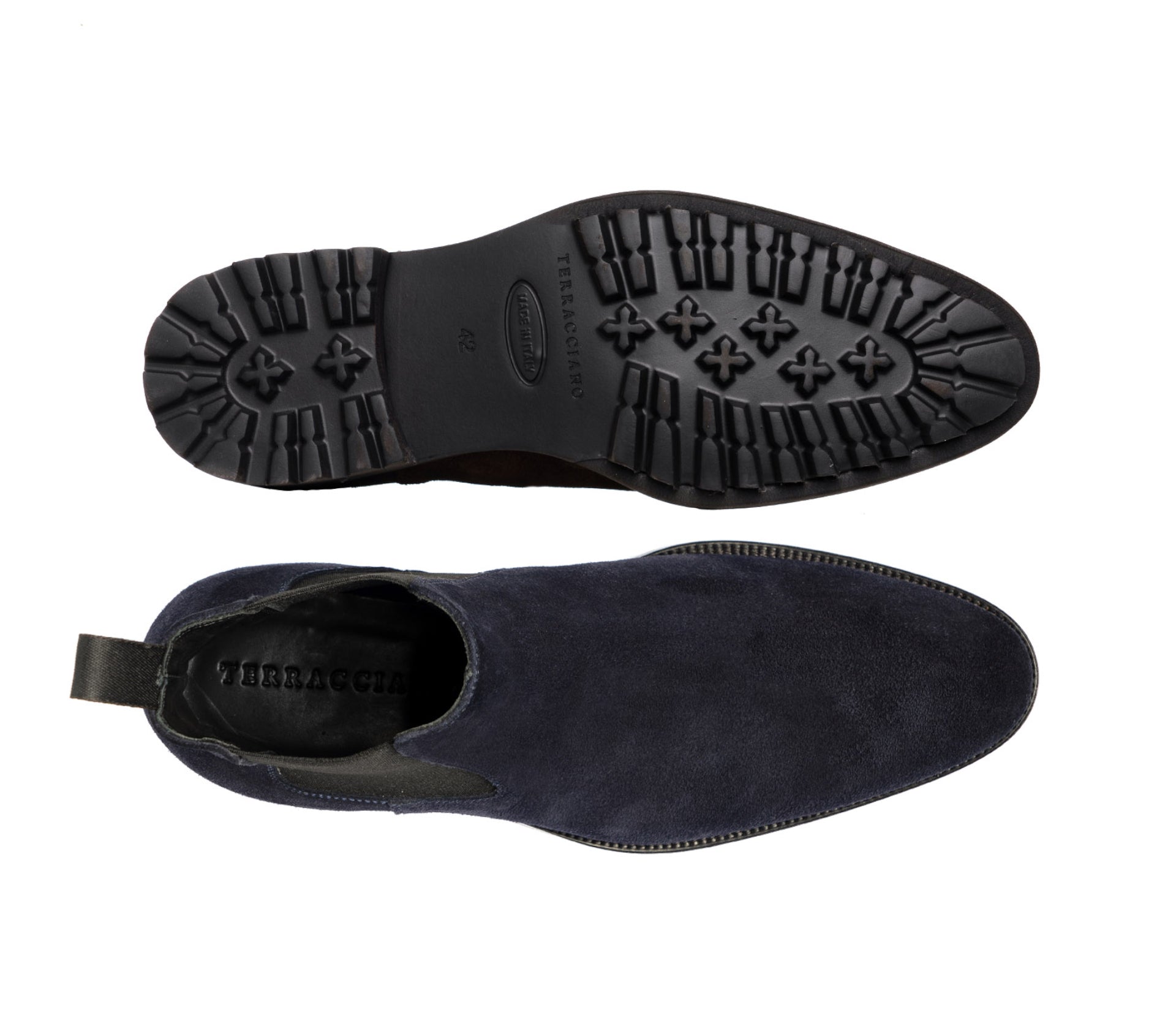 Stivale Chelsea Opera - Camoscio Blu