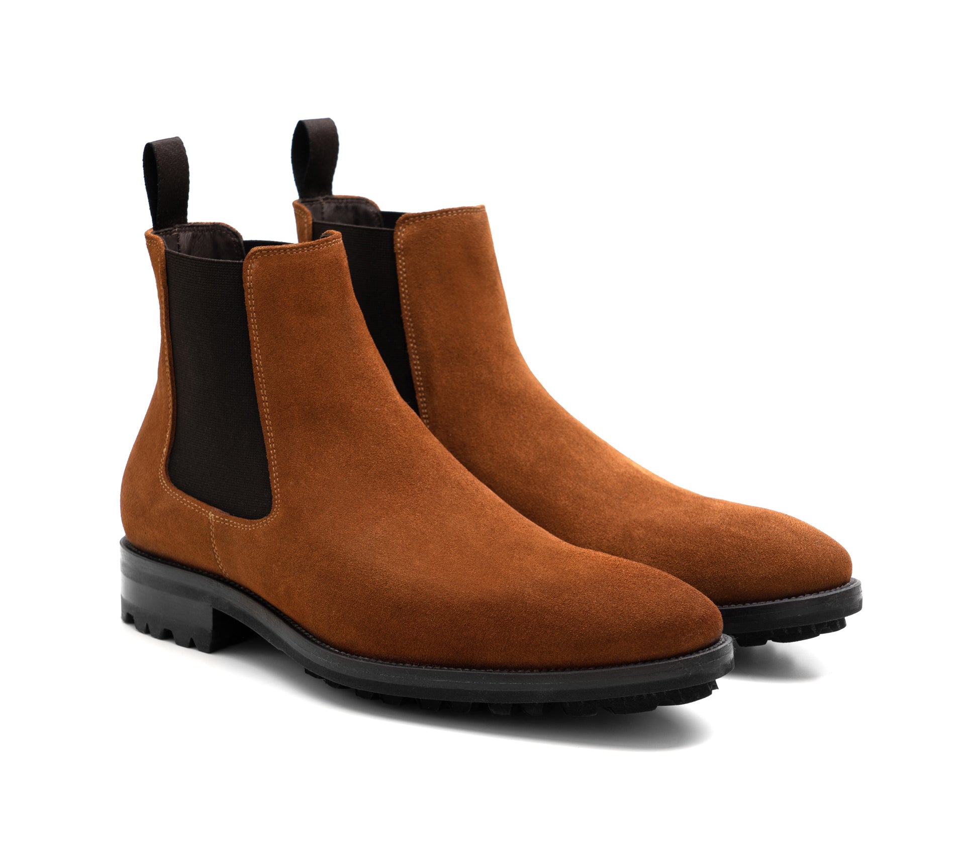Stivale Chelsea Opera - Camoscio Cognac
