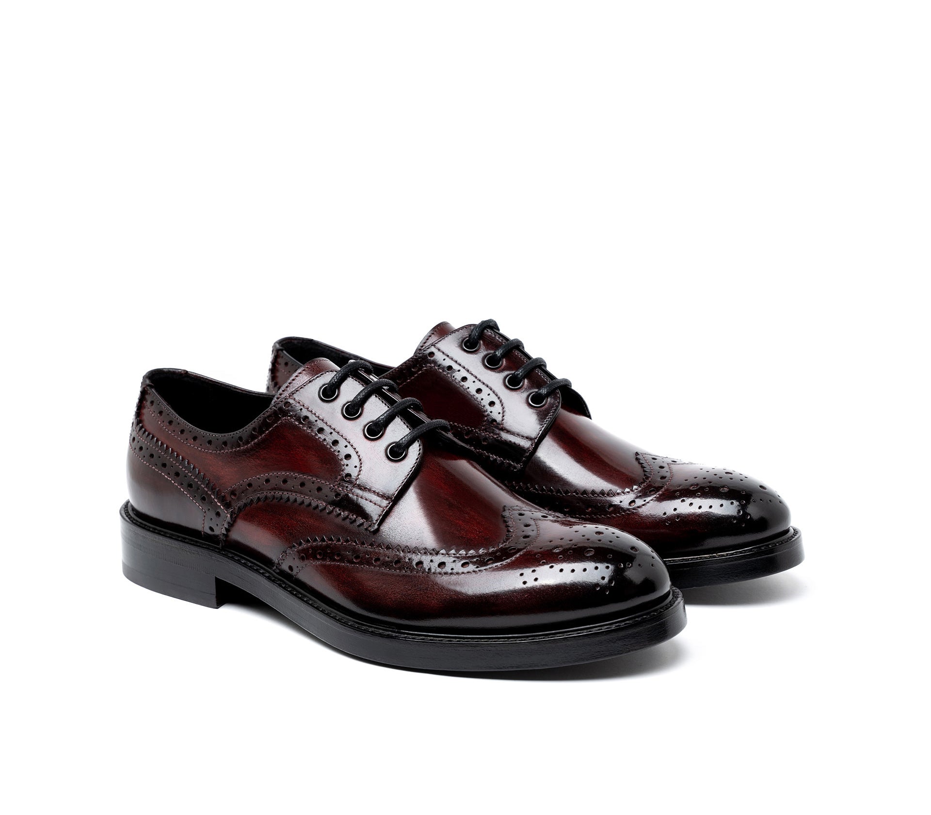 Derby Brogue Joseph - Bordeaux