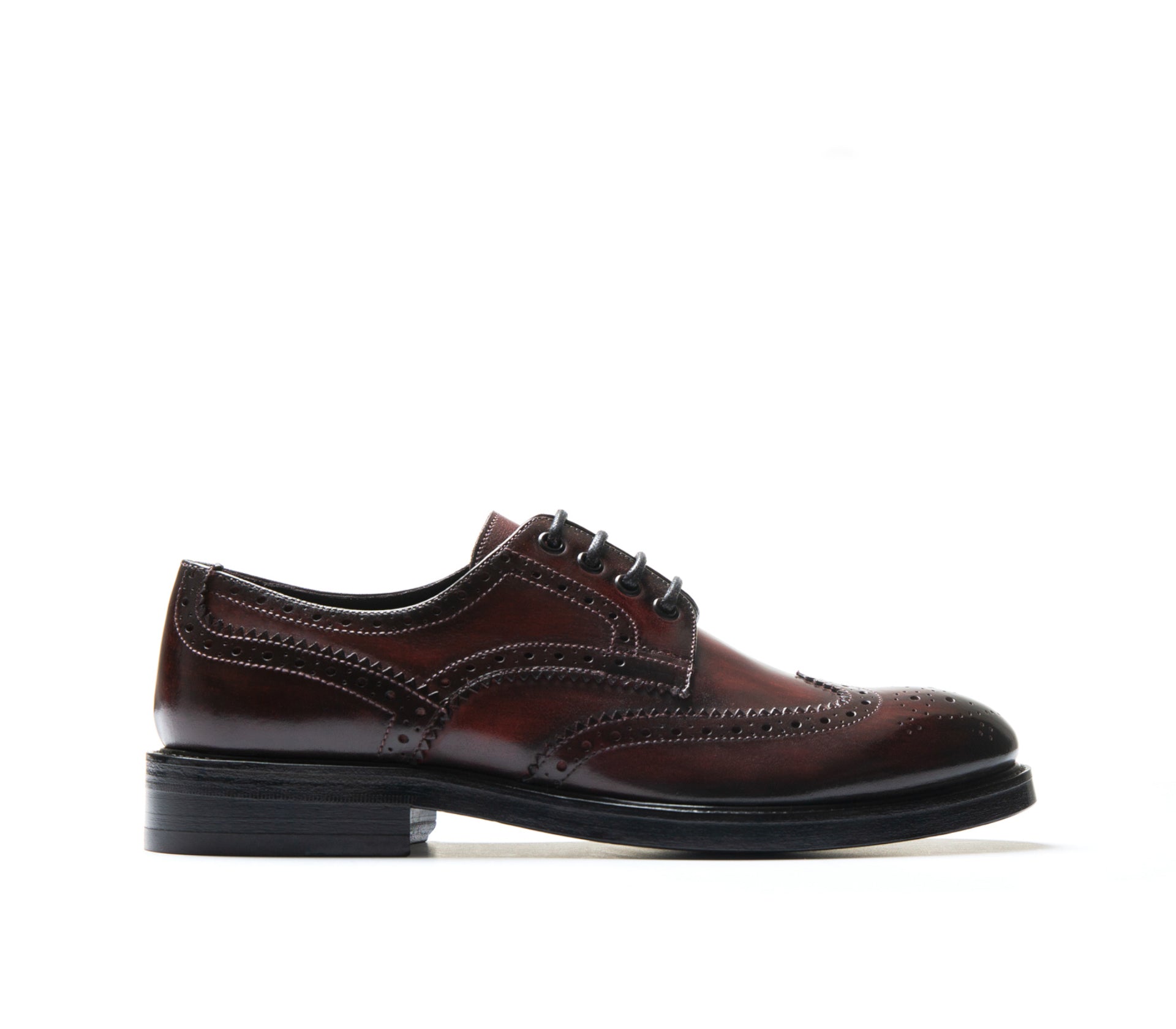 Derby Brogue Joseph - Bordeaux