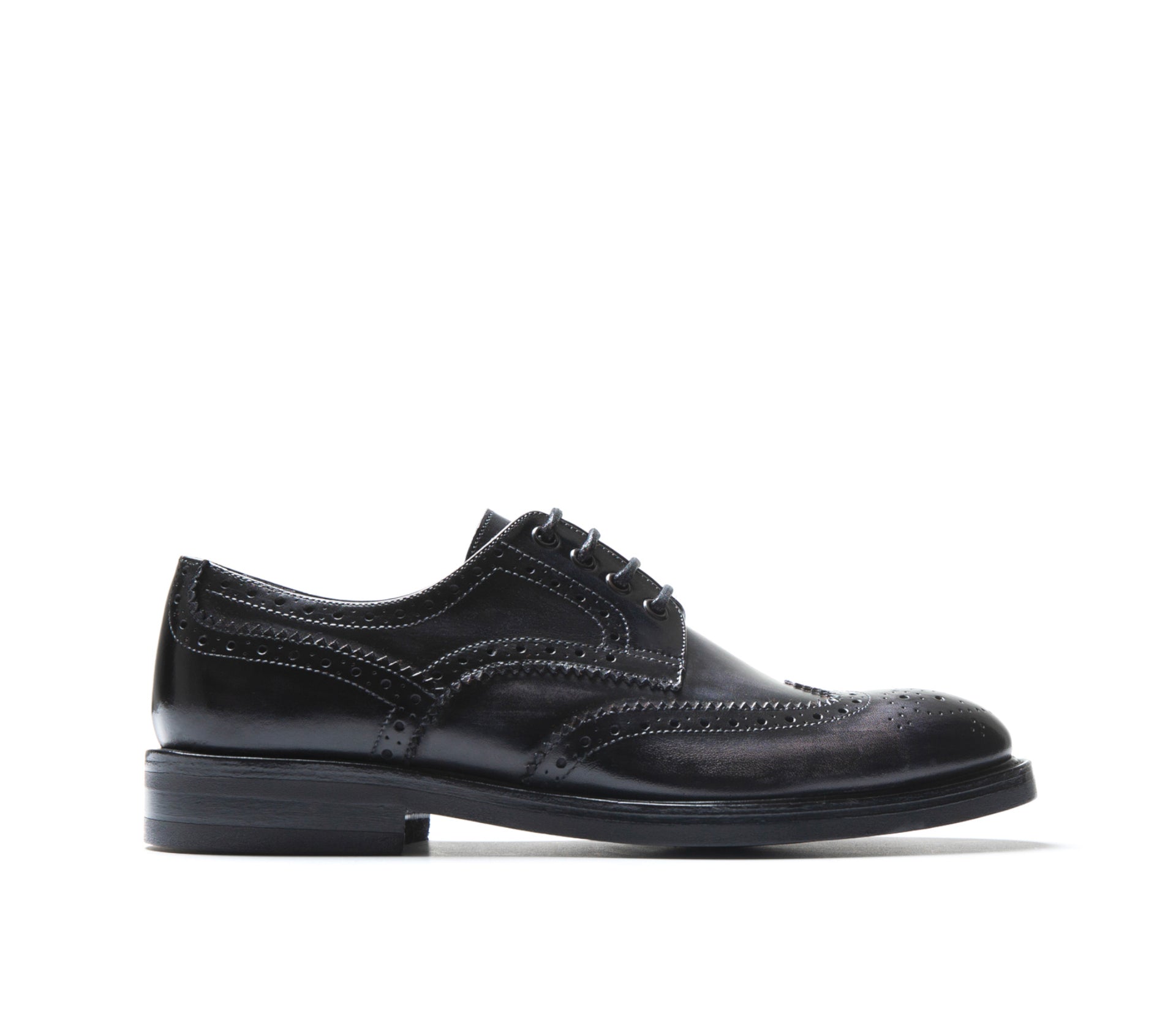 Derby Brogue Joseph - Nero Delavé