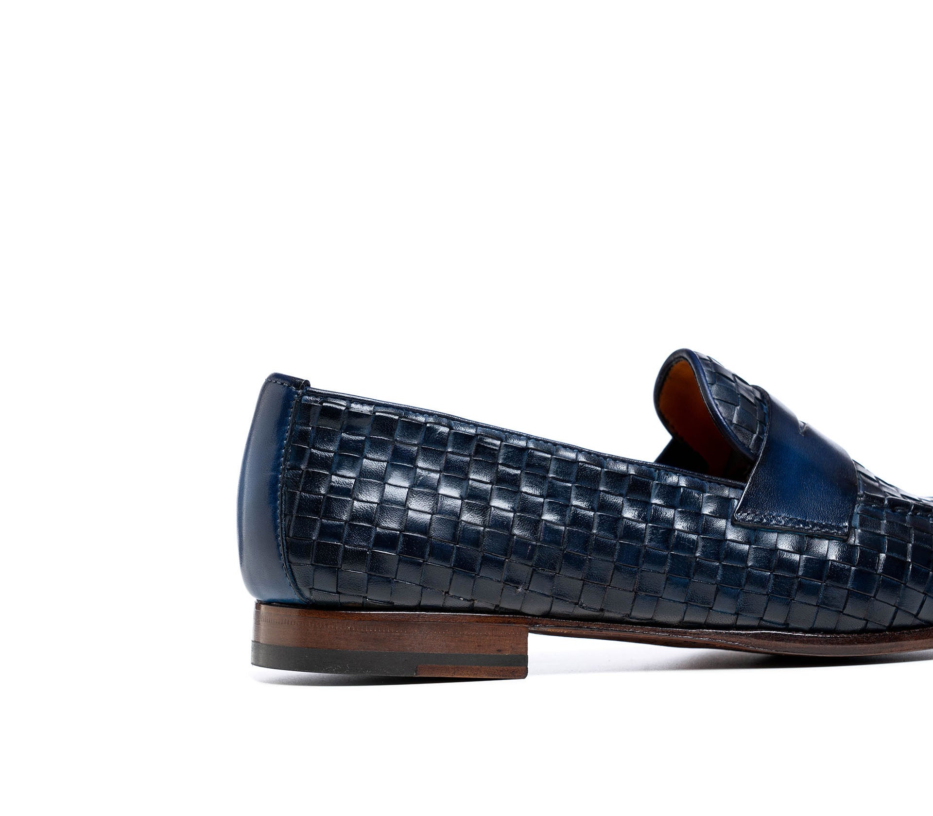 Mocassino penny Laurent - Intreccio Blu