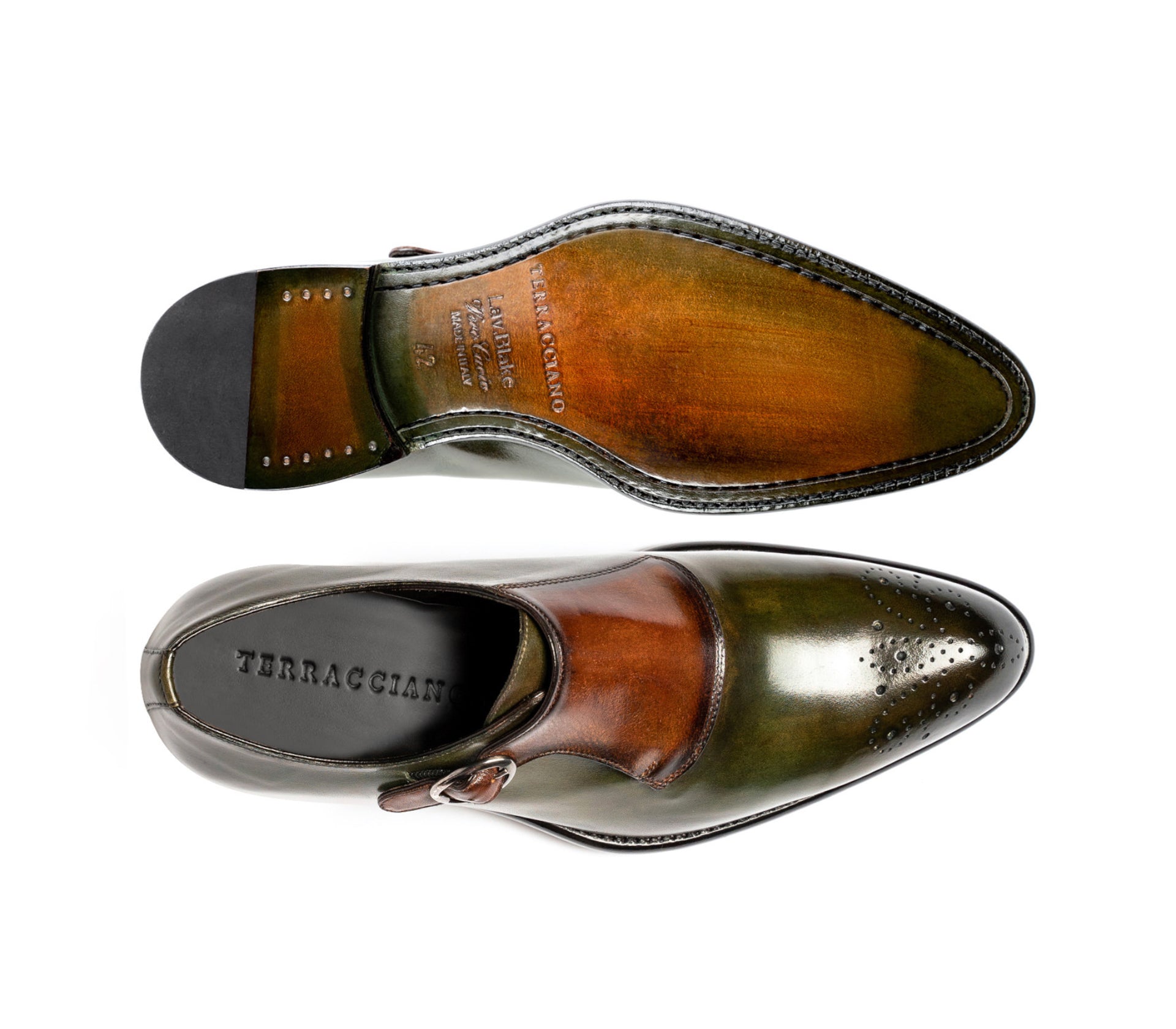 Mono Fibbia Elite - Verde/Cognac