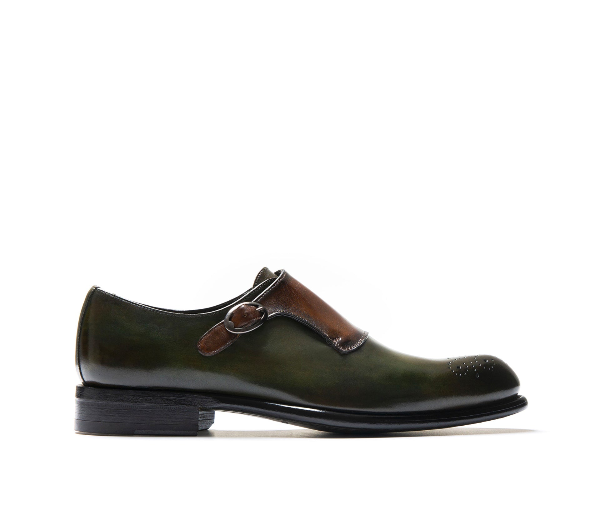 Mono Fibbia Elite - Verde/Cognac