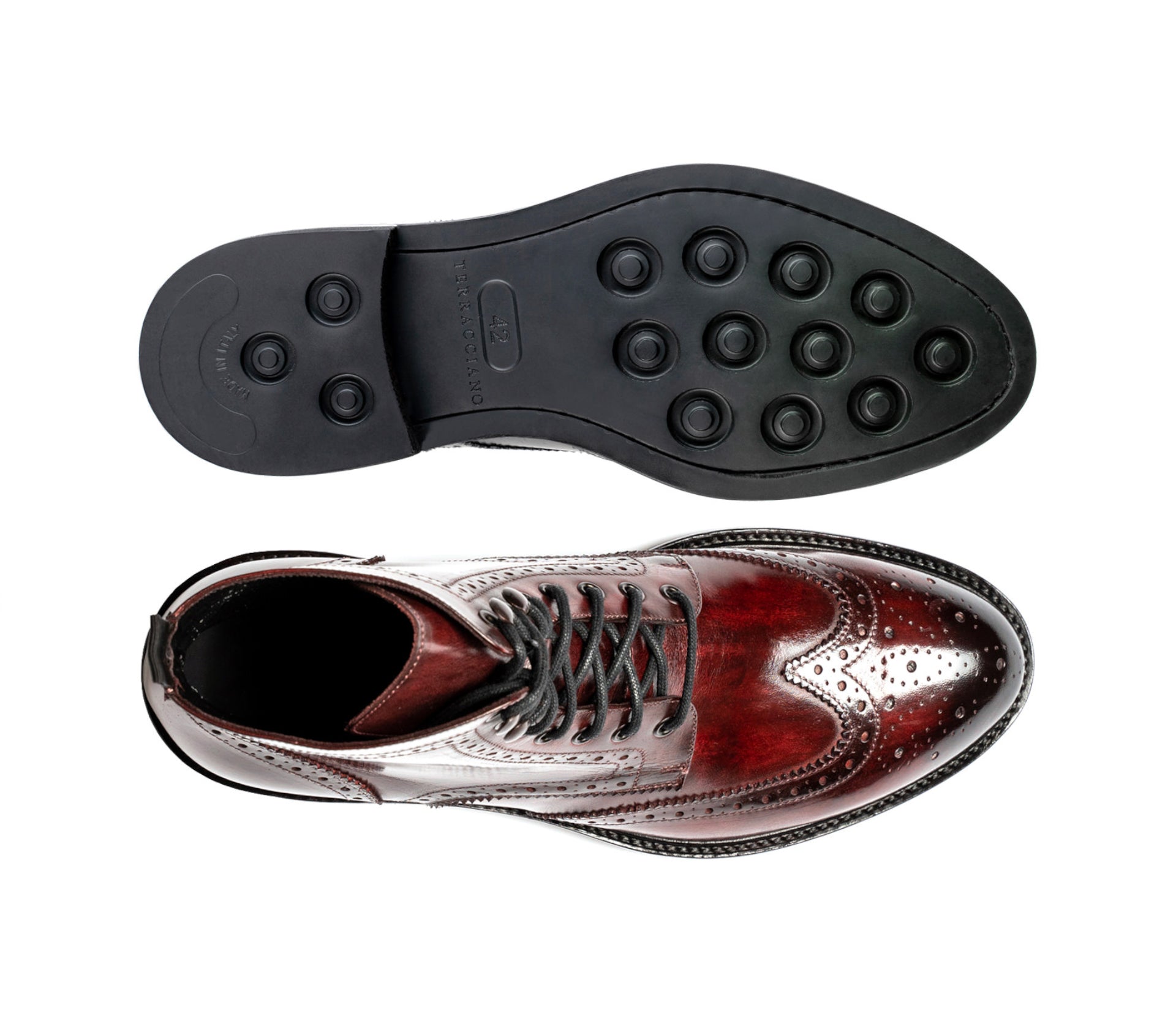 Stivale Brogue Robert - Bordeaux