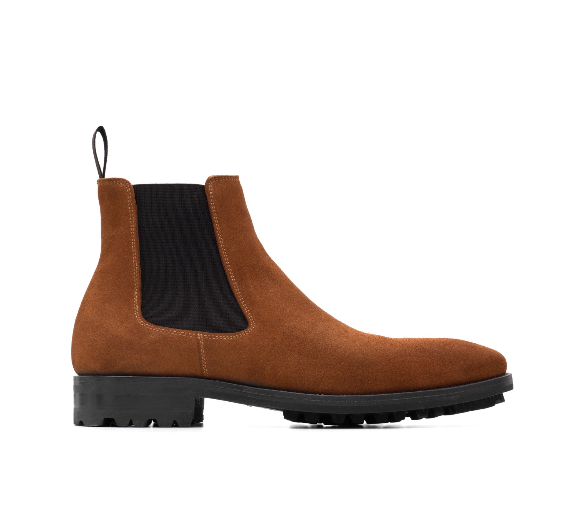 Stivale Chelsea Opera - Camoscio Cognac