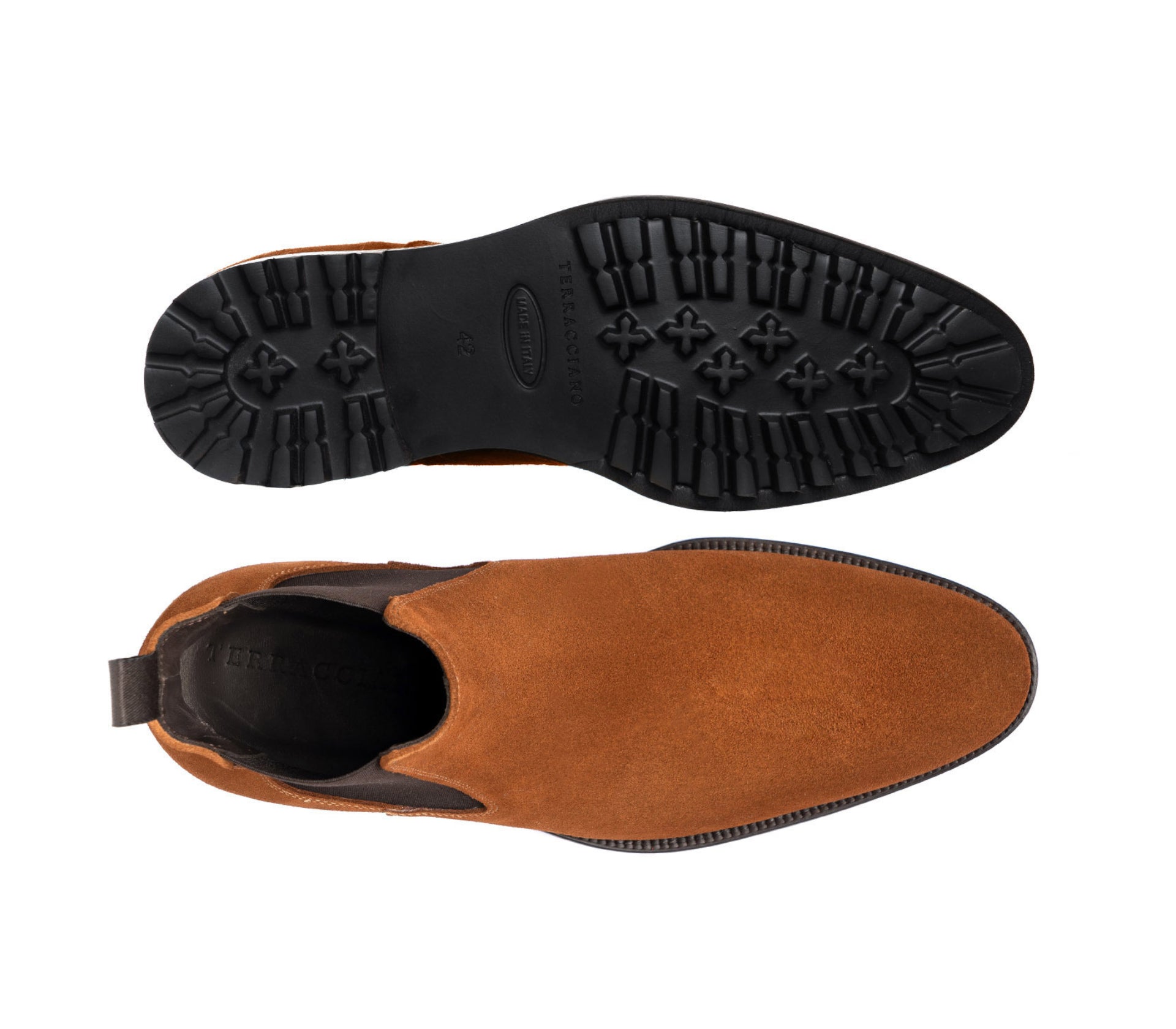 Stivale Chelsea Opera - Camoscio Cognac